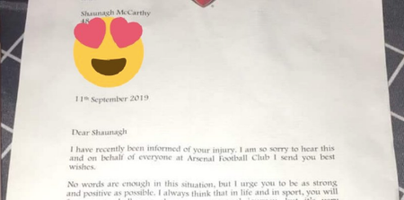 Arsenal Star Héctor Bellerín Sent A Lovely Letter To An Injured Cork City Women’s Footballer