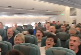 Ireland fans en route to Tokyo for All Blacks quarter-final belt out Ireland’s Call