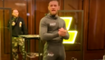 WATCH: Conor McGregor attacked with water bottle by angry Dagestani man in latest press conference