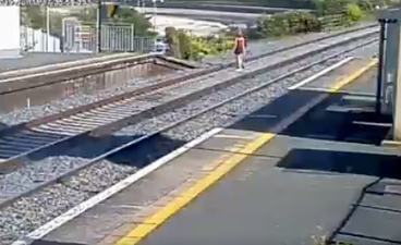 Irish Rail shares shocking footage of people crossing railway lines in front of trains