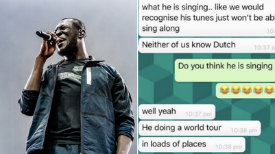 Stormzy shares hilarious text exchange as his world tour tickets are released