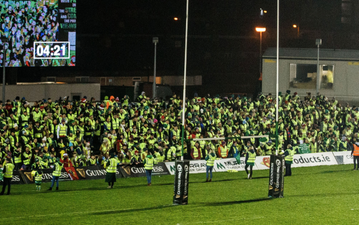WATCH: 5,000 Connacht fans sing Fairytale Of New York during world record attempt