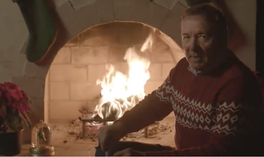Kevin Spacey posts bizarre Christmas video to social media