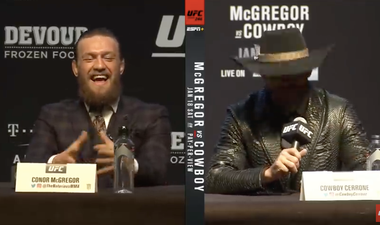 Viewers shocked by Conor McGregor’s demeanour at UFC 246 press conference