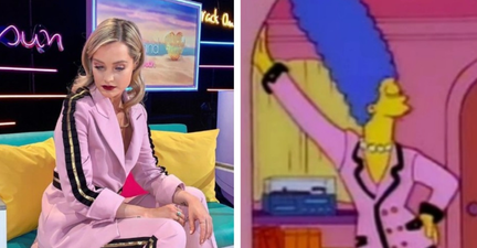 Twitter thinks Laura Whitmore gets her style cues from Marge Simpson