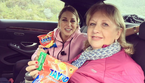 Mary McAleese and Amy Huberman