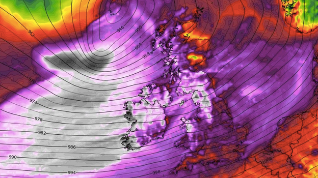 Storm Ciara will affect parts of Ireland