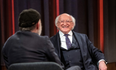 Michael D. Higgins was the first surprise guest on the Tommy Tiernan Show last night