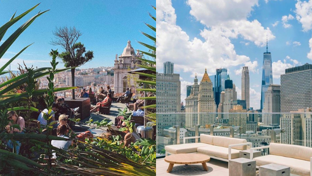 four gorgeous rooftop bars to soak up the sun abroad