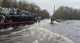 Three lads take their jet skis to the roads in Tipperary to tackle the floods