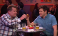 This clip of Niall Horan and James Cordon eating chicken wings is the most ridiculous thing you’ll watch all day