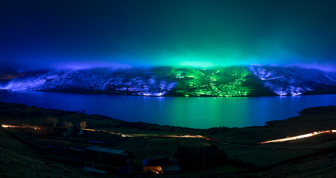 Savage Beauty light display