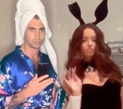 Maura Higgins and Chris Taylor team up for hilarious take on viral TikTok video