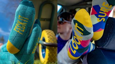 Giving it socks - fancy footwear for the housebound