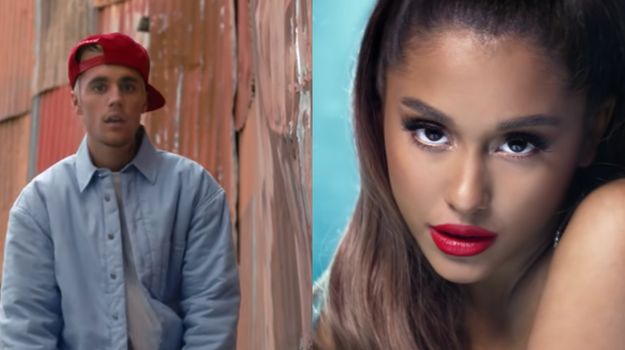Justin Bieber and Ariana Grande