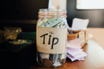 Virtual tip jar set up to support hospitality staff