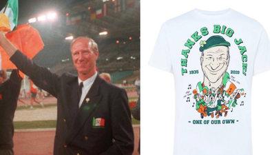 Penneys are selling these charity Jack Charlton t-shirts for just €6