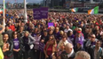 WATCH: Large crowds gather in Dublin for anti-mask protest