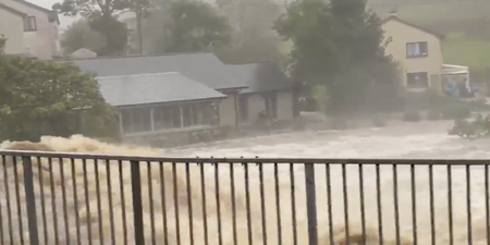 WATCH: Locals evacuated due to severe flooding in Galway this morning