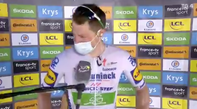 WATCH: Irish cyclist Sam Bennett overcome with emotion after winning Tour de France stage 10