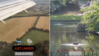 WATCH: AC Milan are enjoying their stay in Dublin it seems