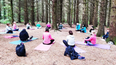 There’s a woodland yoga class happening in Galway this weekend
