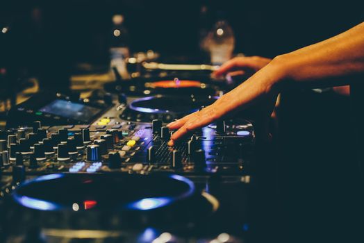 Exclusive DJ set close up for UCD students