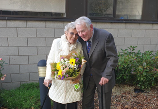 Elderly Offaly couple wed 40 years after they first met