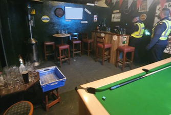 Gardaí investigation underway after illegal ‘shebeen’ found in Kildare