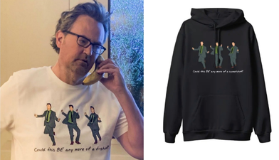 PICS: Could Matthew Perry’s new clothing line BE any more amazing?