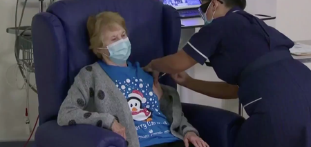 90-year-old from Fermanagh is first in the world to receive Pfizer vaccine outside of trial conditions