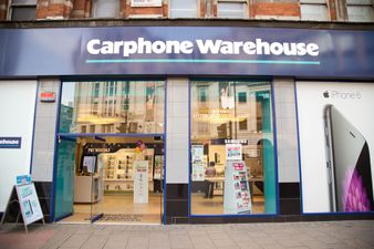 Carphone Warehouse is closing all 81 Irish stores