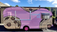 We’re hoping we come across this pink cookie caravan on the roads this weekend!