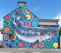 Foxford have unveiled these beautiful murals to bring a pop of colour into the town