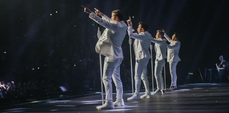 One of Ireland’s fave boybands got together over the weekend to reminisce about their Seasons in the Sun