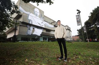 A 25-metre street art installation has just been unveiled in Belfast!