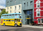 The Vintage Tea Tours bus is making its way to Cork