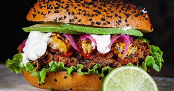 blurry bird food truck chicken burger