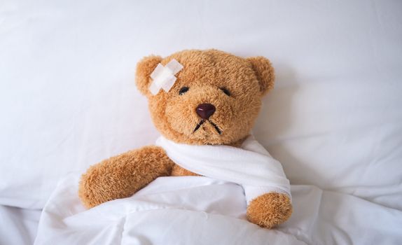 teddy bear in hospital