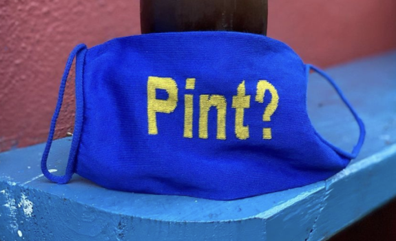 bar face masks pint