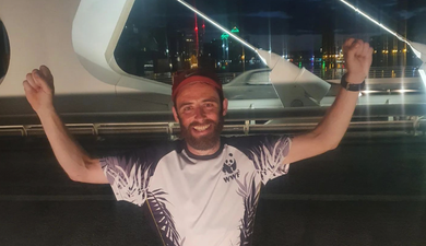 ‘A pint at the start and a pint to finish’ for the man who ran the width of Ireland in a day