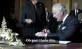 ‘Oh god I hate this’ – King Charles becomes frustrated with pen in County Down