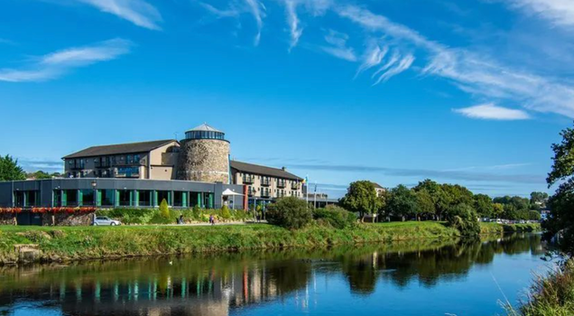 exterior shot of riverside park hotel in Wexford