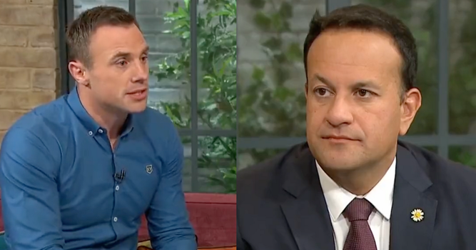 tommy bowe and leo varadkar