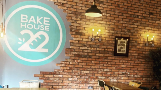 interior of bakehouse 22 cafe