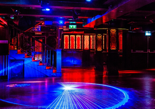 interior of copperface jacks nightclub in dublin
