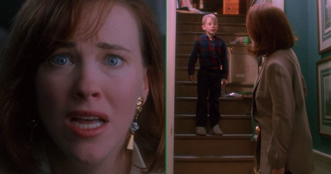 kevin's mum home alone