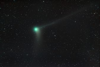 A rare green comet will be visible above Ireland this week