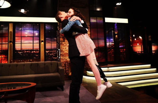 toy show star Saoirse hugging ryan tubridy on the set of the late late show