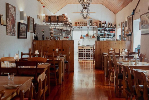 Restaurant interior at the Olde Glen Bar